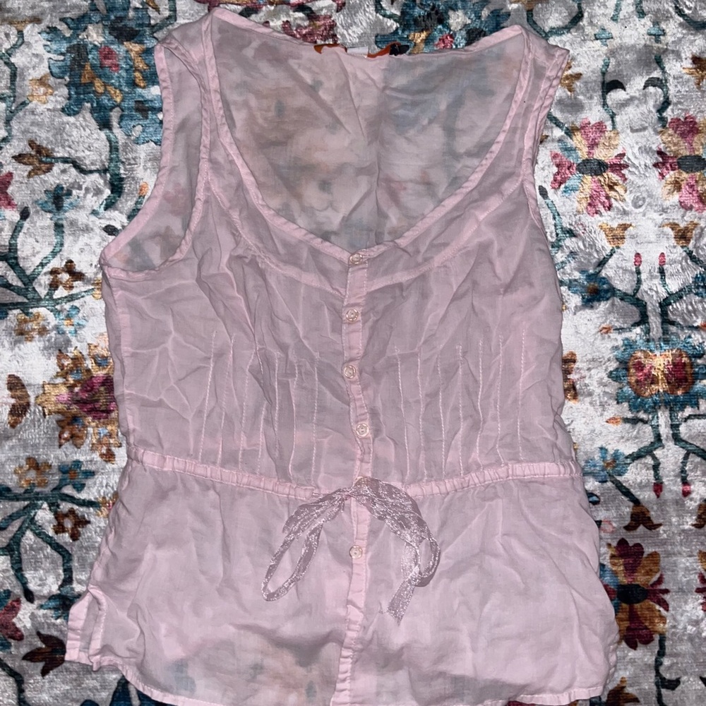 Cynthia Steffe Light Pink Sheer Blouse